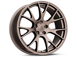 Hellcat Style Bronze Wheel; 20x9; 18mm Offset (06-10 RWD Charger)