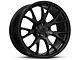 Hellcat Style Satin Black Wheel; Rear Only; 20x10 (06-10 RWD Charger)