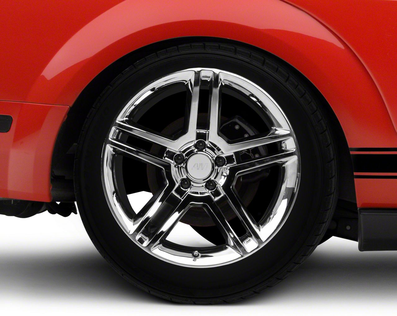 Mustang 19x8.5 2010 GT500 Style Wheel & NITTO High Performance