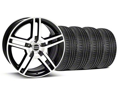 19x8.5 2010 GT500 Style Wheel & Sumitomo High Performance HTR Z5 Tire Package (15-23 Mustang GT, EcoBoost, V6)
