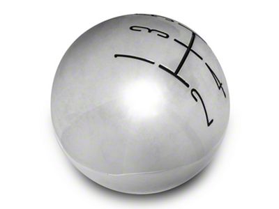 SpeedForm Modern Billet 2010 Style Shift Knob; Chrome (05-10 Mustang GT, V6)