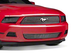 Modern Billet Lower Billet Grille; Polished (10-12 Mustang V6)