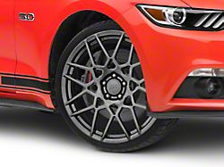 2013 GT500 Style Hyper Dark Wheel; 20x8.5; 30mm Offset (15-23 Mustang GT, EcoBoost, V6)