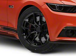 Magnetic Style Gloss Black Wheel; 19x8.5; 30mm Offset (15-23 Mustang GT, EcoBoost, V6)