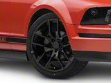 Magnetic Style Gloss Black Wheel; 20x8.5; 30mm Offset (05-09 Mustang)