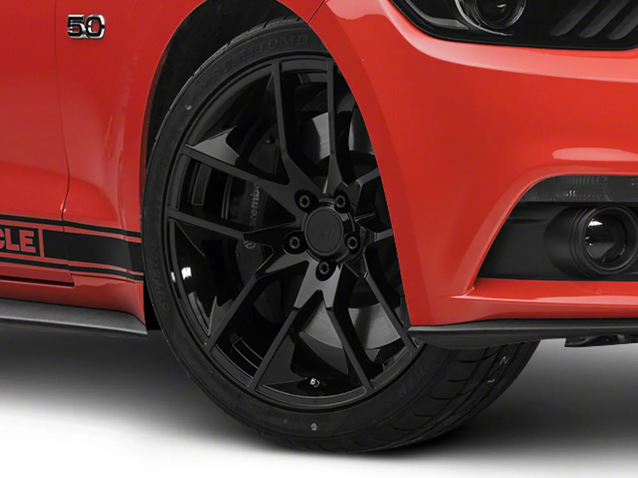 Carroll Shelby Wheels Mustang CS3 Gloss Black Wheel; 20x9.5