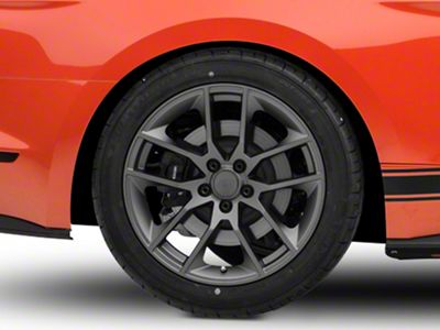 Magnetic Style Charcoal Wheel; Rear Only; 19x10 (15-23 Mustang GT, EcoBoost, V6)