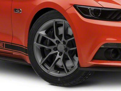 Magnetic Style Charcoal Wheel; 19x8.5 (15-23 Mustang GT, EcoBoost, V6)