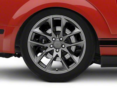 Magnetic Style Charcoal Wheel; Rear Only; 20x10 (05-09 Mustang)