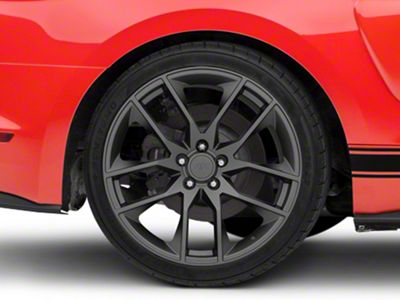 Magnetic Style Charcoal Wheel; Rear Only; 20x10 (15-23 Mustang GT, EcoBoost, V6)