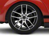 Magnetic Style Gloss Black Machined Wheel; Rear Only; 19x10 (05-09 Mustang)