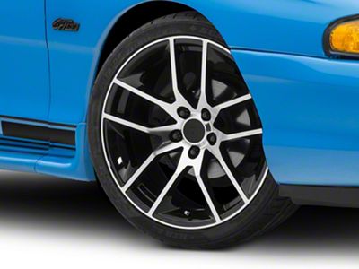 Magnetic Style Gloss Black Machined Wheel; 19x8.5 (94-98 Mustang)