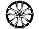 Magnetic Style Gloss Black Machined Wheel; 20x8.5 (15-23 Mustang GT, EcoBoost, V6)
