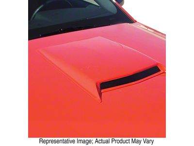 ABS Medium Hood Scoop; Pre-Painted (15-23 Mustang GT, EcoBoost, V6)