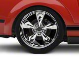 Deep Dish Bullitt Chrome Wheel; Rear Only; 20x10; 48mm Offset (05-09 Mustang GT, V6)