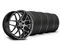 20x8.5 AMR Wheel and Lionhart LH-Five All-Season Tire Package (15-23 Mustang GT, EcoBoost, V6)