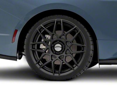 PR178 Satin Black Wheel; Rear Only; 20x10; 48mm Offset (24-25 Mustang)