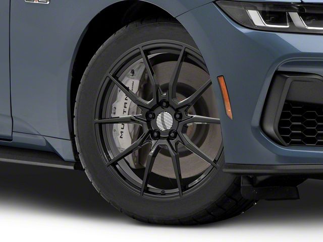 PR193 Gloss Black Wheel; 18x9 (2024 Mustang EcoBoost w/o Performance Pack)