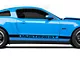 Rocker Stripes with Mustang GT Lettering; Black (2024 Mustang)
