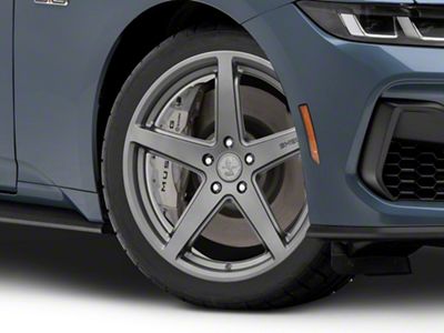 Shelby Style SB201 Charcoal Wheel; 19x9.5; 33mm Offset (24-25 Mustang)