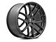 Shelby Style SB202 Satin Black Wheel; Rear Only; 20x10.5 (2024 Mustang)