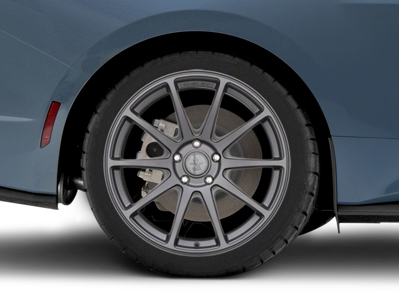 RTR Mustang Tech 7 Satin Charcoal Wheel; Rear Only; 19x10.5