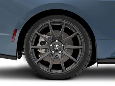 Shelby Style SB203 Satin Black Wheel; Rear Only; 20x10.5; 45mm Offset (24-25 Mustang)