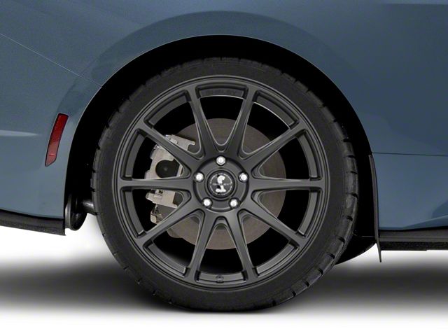 Shelby Style SB203 Satin Black Wheel; Rear Only; 20x10.5 (2024 Mustang)