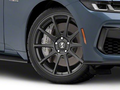 Shelby Style SB203 Satin Black Wheel; 20x9.5 (2024 Mustang)