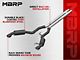 MBRP Armor BLK Cat-Back Exhaust with H-Pipe; Race Version (15-17 Mustang GT Fastback)
