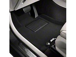 3D MAXpider Elegant Perfect Fit Carpet Front and Rear Floor Liners; Black (16-24 Camaro)