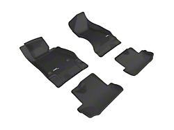 3D MAXpider KAGU Series All-Weather Custom Fit Front and Rear Floor Liners; Black (16-24 Camaro)