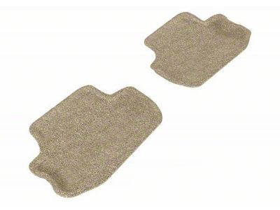 3D MAXpider KAGU Series All-Weather Custom Fit Rear Floor Liners; Tan (10-15 Camaro)