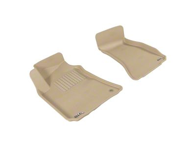 3D MAXpider KAGU Series All-Weather Custom Fit Front Floor Liners; Tan (08-10 Challenger)