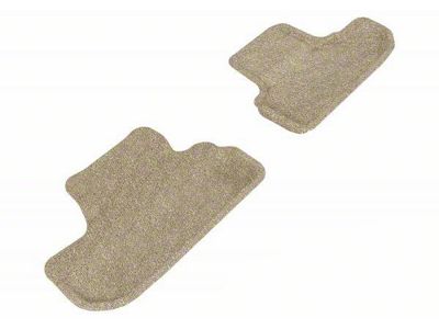 3D MAXpider KAGU Series All-Weather Custom Fit Rear Floor Liners; Tan (08-10 Challenger)