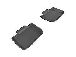 3D MAXpider KAGU Series All-Weather Custom Fit Rear Floor Liners; Black (11-23 Charger)