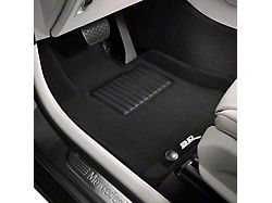 3D MAXpider Elegant Perfect Fit Carpet Floor Liners; Black (14-19 Corvette C7)