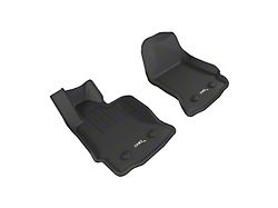 3D MAXpider KAGU Series All-Weather Custom Fit Floor Liners; Black (14-19 Corvette C7)