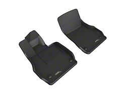 3D MAXpider KAGU Series All-Weather Custom Fit Floor Liners; Black (20-26 Corvette C8)