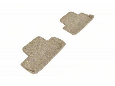 3D MAXpider KAGU Series All-Weather Custom Fit Rear Floor Liners; Tan (05-14 Mustang)