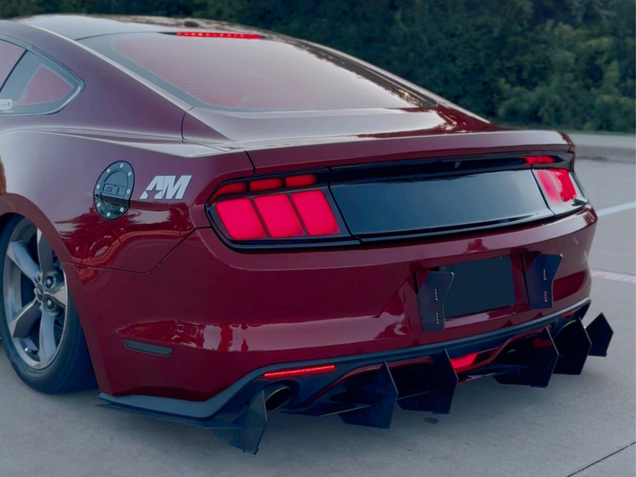 Raxiom Mustang Axial Series LED Side Marker Lights; Rear