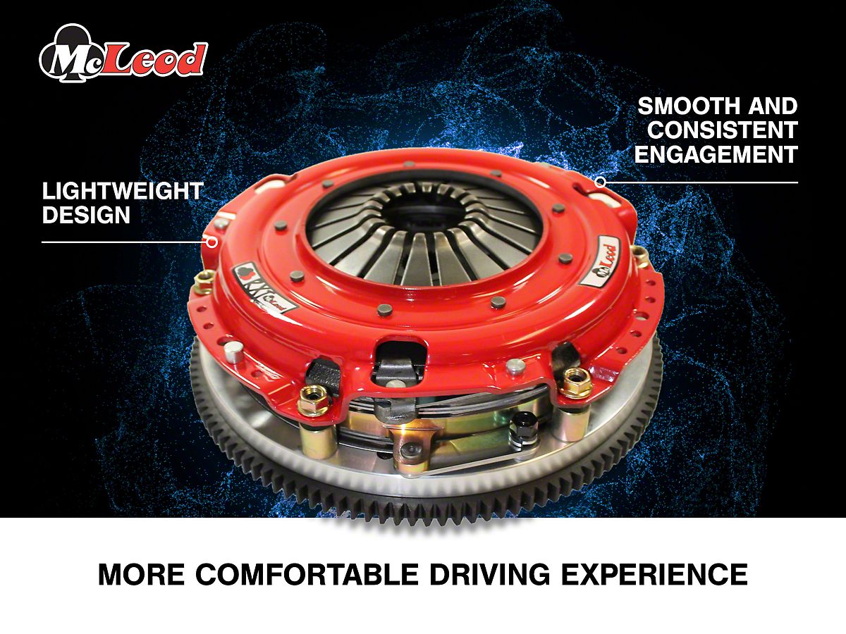 McLeod Mustang RST Twin Disc 800HP Organic Clutch Kit with 8-Bolt 