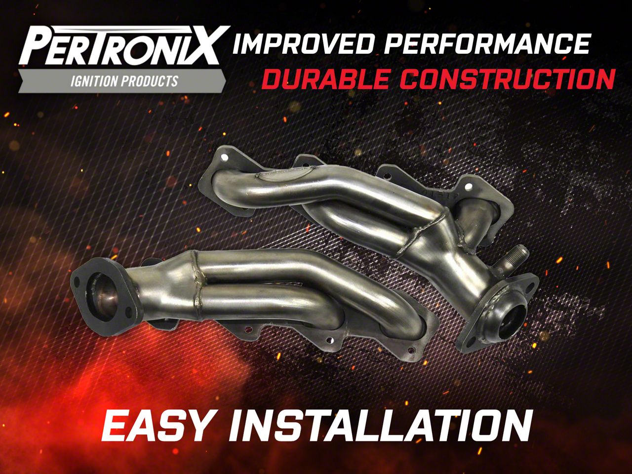 JBA Mustang 1-5/8-Inch Shorty Headers; Natural 1625S-7 (99