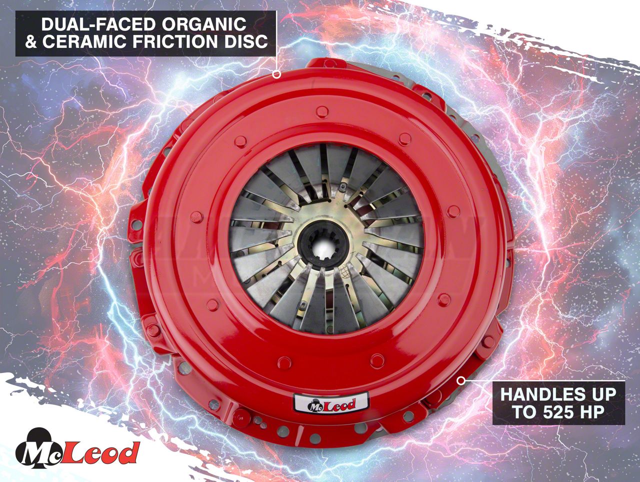 McLeod Mustang Super Street Pro Organic/Ceramic Clutch Kit; 23