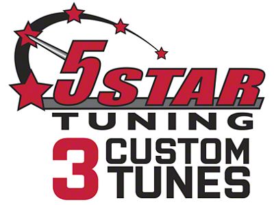 5 Star 3 Custom Tunes; Tuner Sold Separately (99-04 Mustang GT)