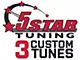 5 Star 3 Custom Tunes; Tuner Sold Separately (15-17 Mustang V6)