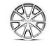 50 Years Style Gunmetal Wheel; Rear Only; 20x10 (15-22 Mustang GT, EcoBoost, V6)