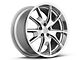 50 Years Style Gunmetal Wheel; Rear Only; 20x10 (15-22 Mustang GT, EcoBoost, V6)