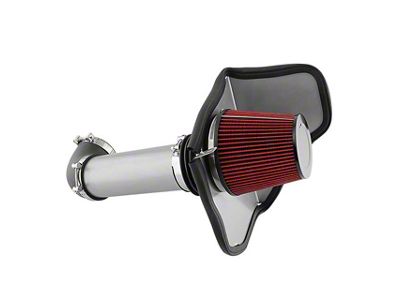 Cold Air Intake with Red Filter; Gray (09-11 5.7L HEMI Challenger)