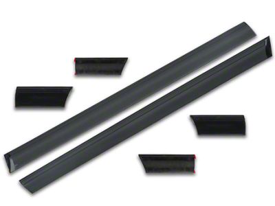 OPR LX Side Body Molding; 6-Piece Kit (87-93 Mustang LX)